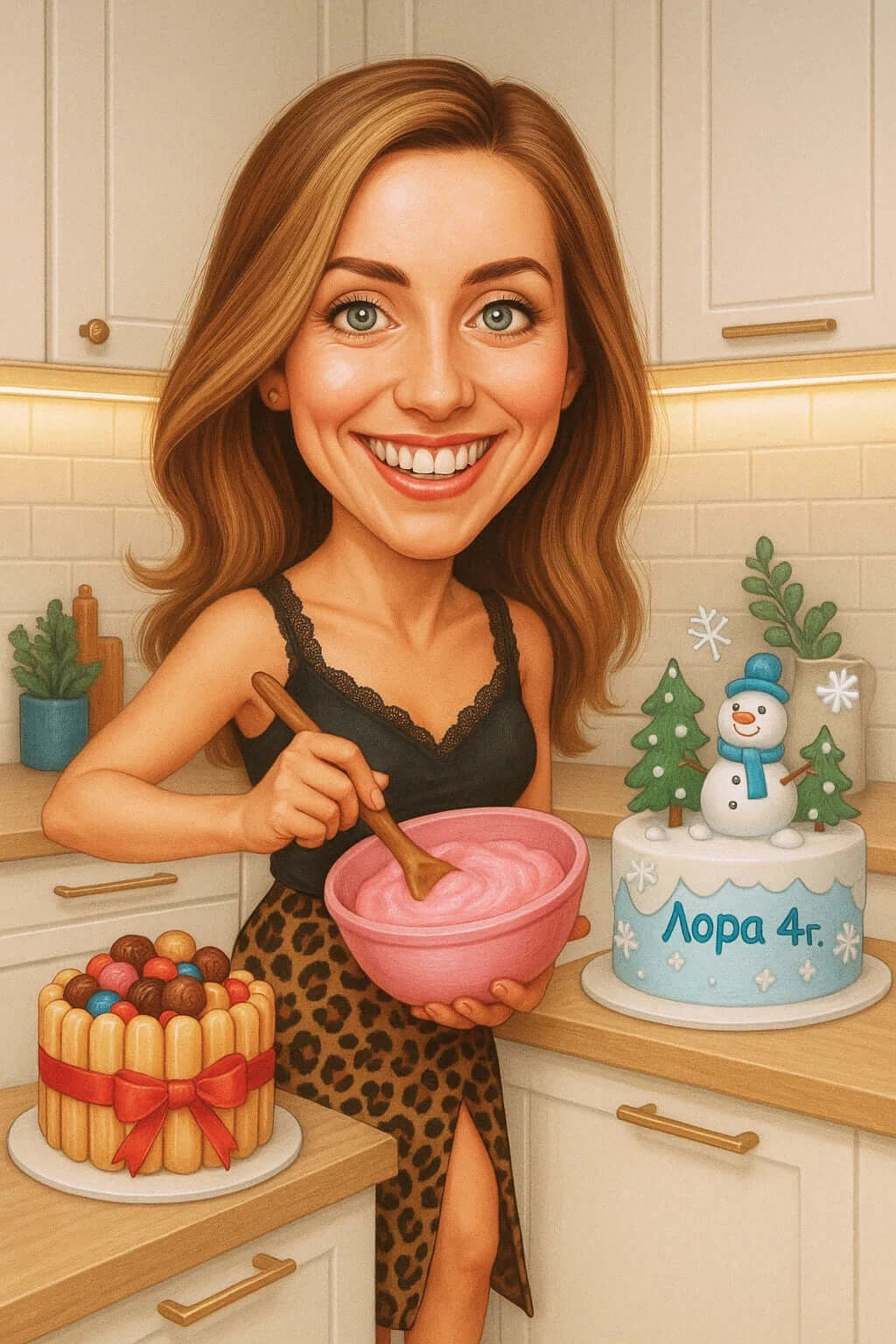 simoni-karikaturi-gotvachka-torta-karikatura-zima-detski-rojden-den-baker-cake-caricature-winter-birthday-party_webp